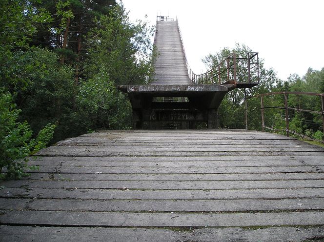 Skocznia narciarska w Kielcach na starych fotografiach