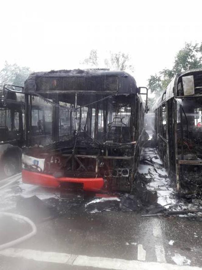 Nowy Sącz. Znowu pożar w miejskim autobusie! W środku byli pasażerowie