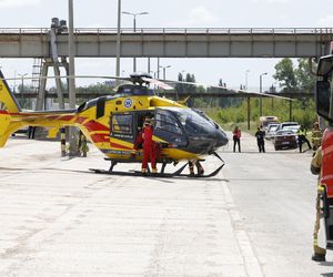 Kontrolowane zderzenie pociągu z osobówką