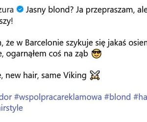 Blondynek z Barcelony. Lewandowski kopiuje Pazurę?