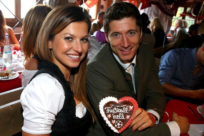 Anna i Robert Lewandowscy na Oktoberfest