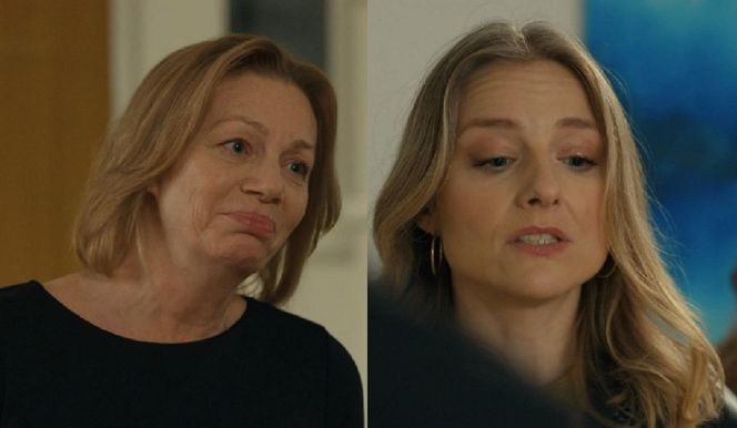 Barwy szczęścia, odcinek 3182. Wanda (Maja Barełkowska), Grażyna (Kinga Suchan)