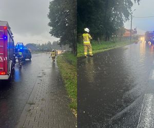 Potężne nawałnice nad Małopolską. Setki interwencji straży i ranna druhna OSP