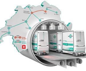 Szwajcarski transport pod ziemią Cargo Sous Terrain