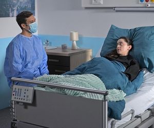 Pierwsza miłość, odcinek 4028. Milena/ Angelika (Patrycja Franczak, Filip (Dominik Smaruj)