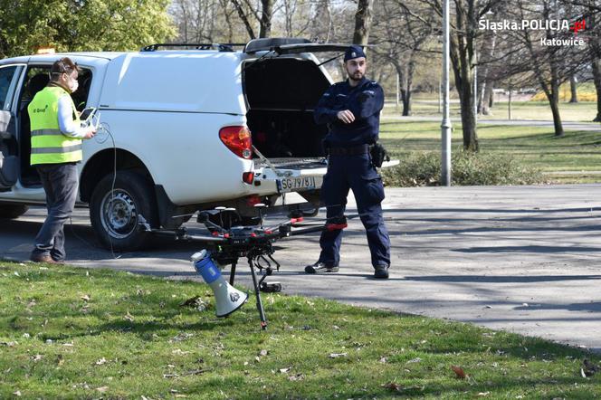 Nowa broń katowickiej policji w walce z nielegalnymi spacerowiczami [ZDJĘCIA]