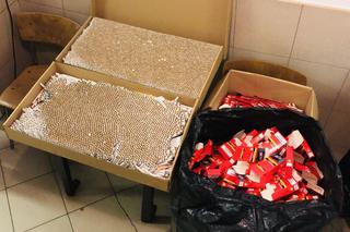 Policjanci znaleźli 8600 sztuk nielegalnych papierosów