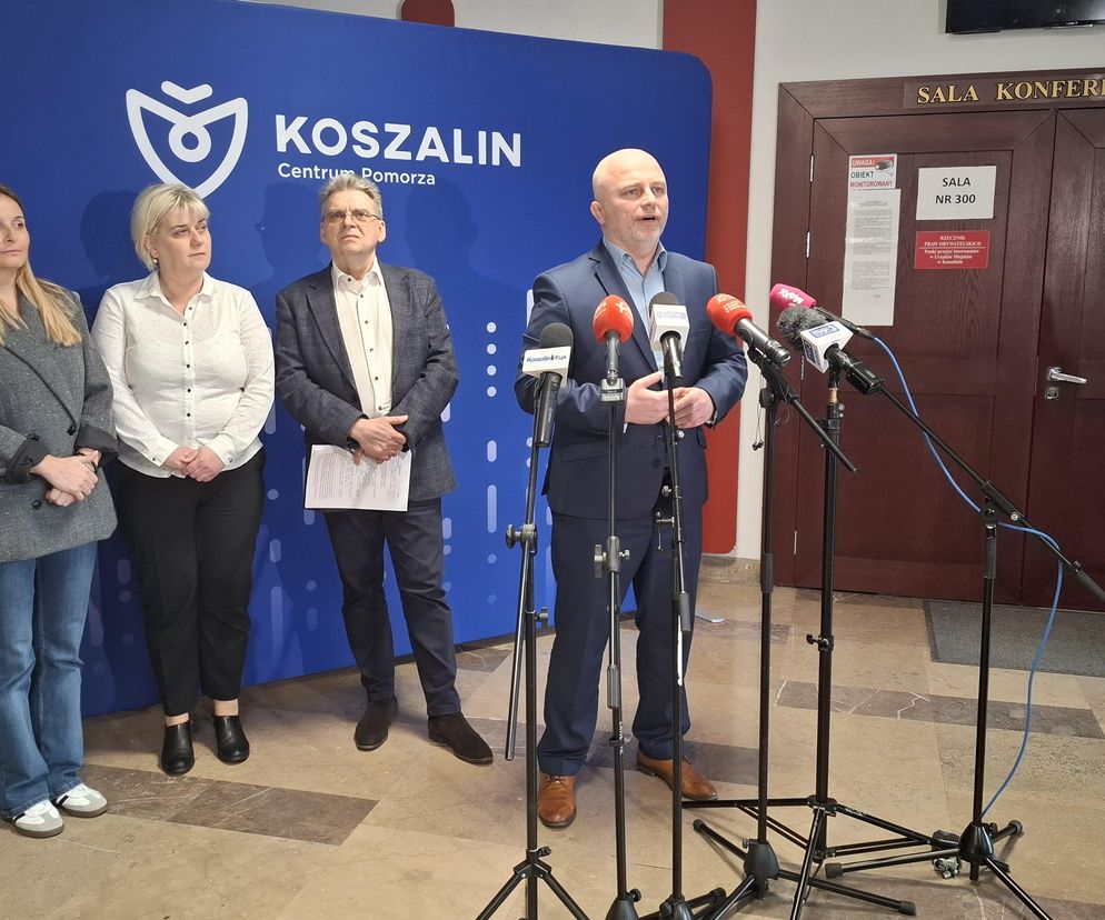 Konferencja władz Koszalina na temat Przedszkola nr 19 i 22. 