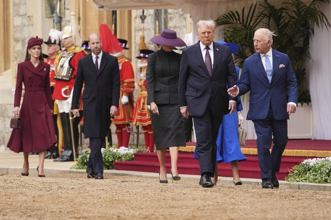 Donald Trump w Wielkiej Brytanii, spotkanie z królem Karolem III