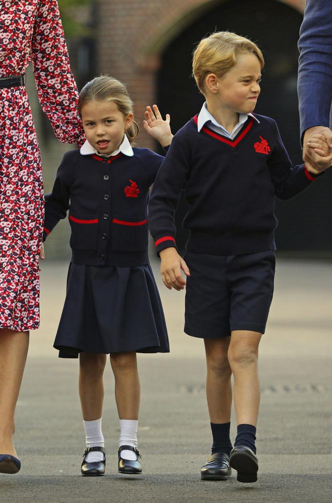 Księżńiczka Charlotte - pierwszy dzień w szkole