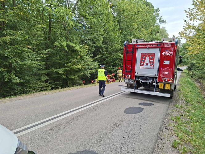 Wypadek na Zgodnej w Starachowicach