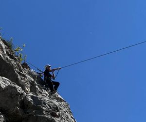 Na Kadzielni powstała pierwsza w Polsce Via Ferrata