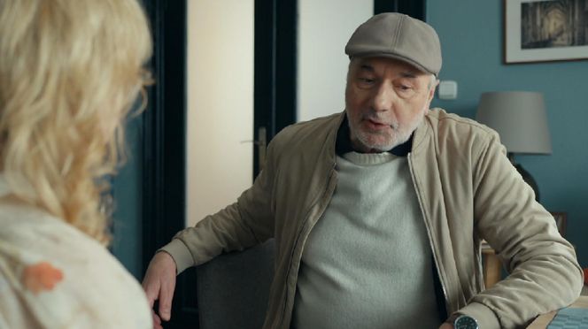 Barwy szczęścia, odcinek 3192. Andrzej (Leon Charewicz), Emilka (Jessica Frankiewicz)