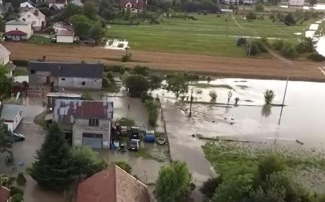 Gwałtowne burze zaatakowały na Podkarpaciu