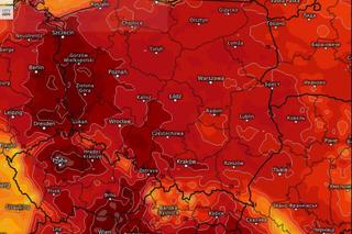 Mapy gorąca dla Polski we wrześniu