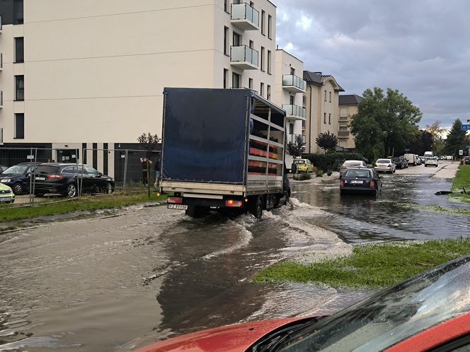 Gronowo po ulewie