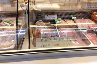 Ceny Karpia na bazarze Lotników i bazarze Wałbrzyska na Mokotowie