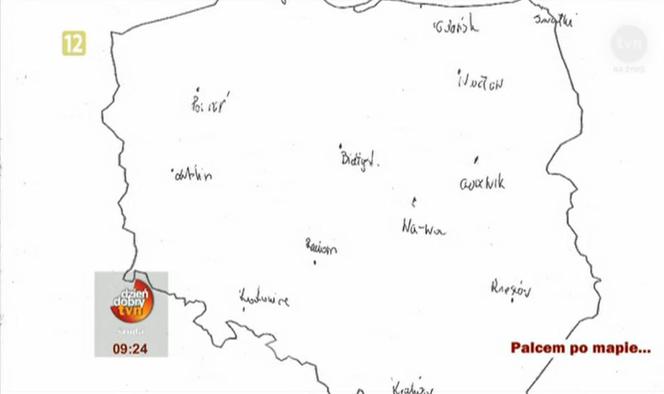 palcem po mapie