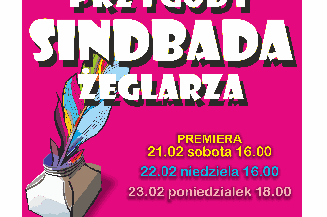 Plakat Przygody Sindbada Żeglarza