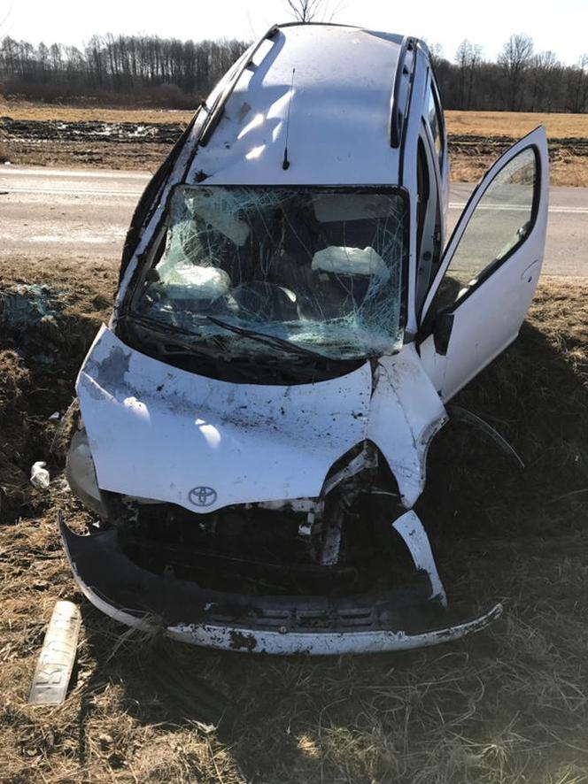 Lubaczów - Piastowo: Dwa wypadki w jednym miejscu [ZDJĘCIA]