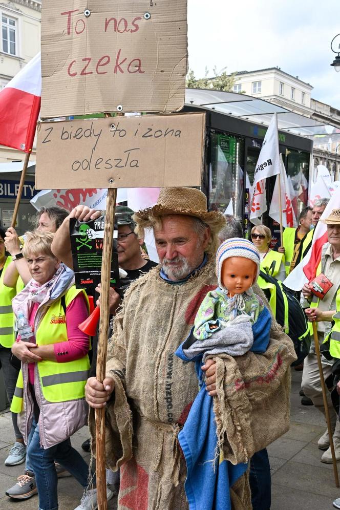 Protest w Warszawie