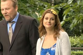 M jak miłość. Janek (Jacek Lenartowicz), Olga (Marta Ścisłowicz)