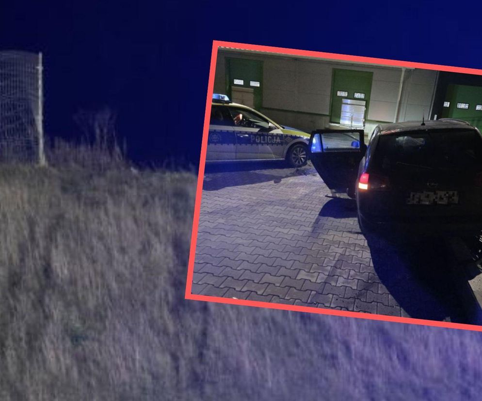 Pościg w Zgorzelcu. Pijany kierowca spadł ze skarpy 