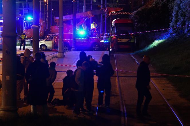 Wypadek na pętli tramwajowej w Gdańsku