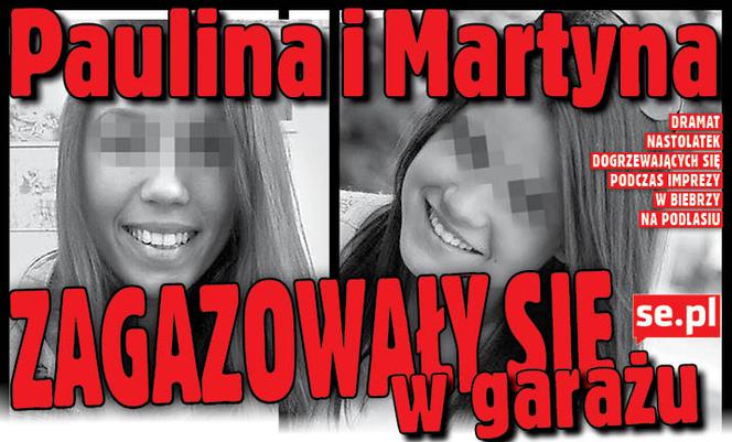 Paulina i Martyna zagazowały się w garażu