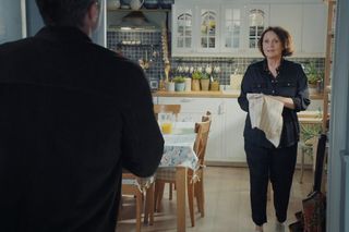 M jak miłość odc. 1813. Bartek (Arkadiusz Smoleński), Marysia (Małgorzata Pieńkowska)