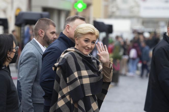 Jesienne stylizacje pierwszych dam