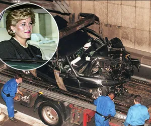 Makabra! Odtworzyli roztrzaskany wrak auta, w którym zginęła księżna Diana. To chore