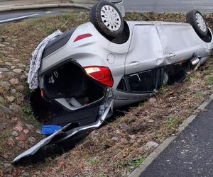 Dwa zdarzenia drogowe w okolicach Grudziądza. Jedna osoba trafiła do szpitala 