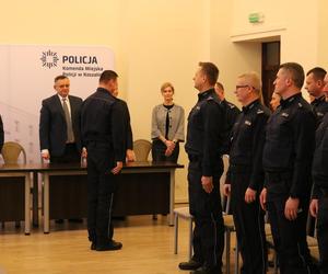 Efekty działań koszalińskiej policji na satysfakcjonującym poziomie. Odprawa służbowa podsumowująca 2023 rok