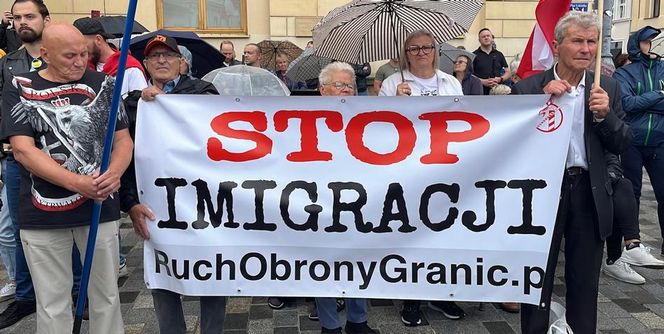 Lublin. Marsz przeciwko migrantom