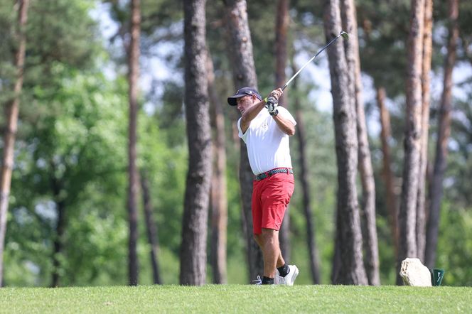 Michał Probierz na polu golfowym
