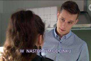 Na Wspólnej, odcinek 2734. Kasia (Julia Chatys) i Darek Żbik (Michał Mikołajczak)