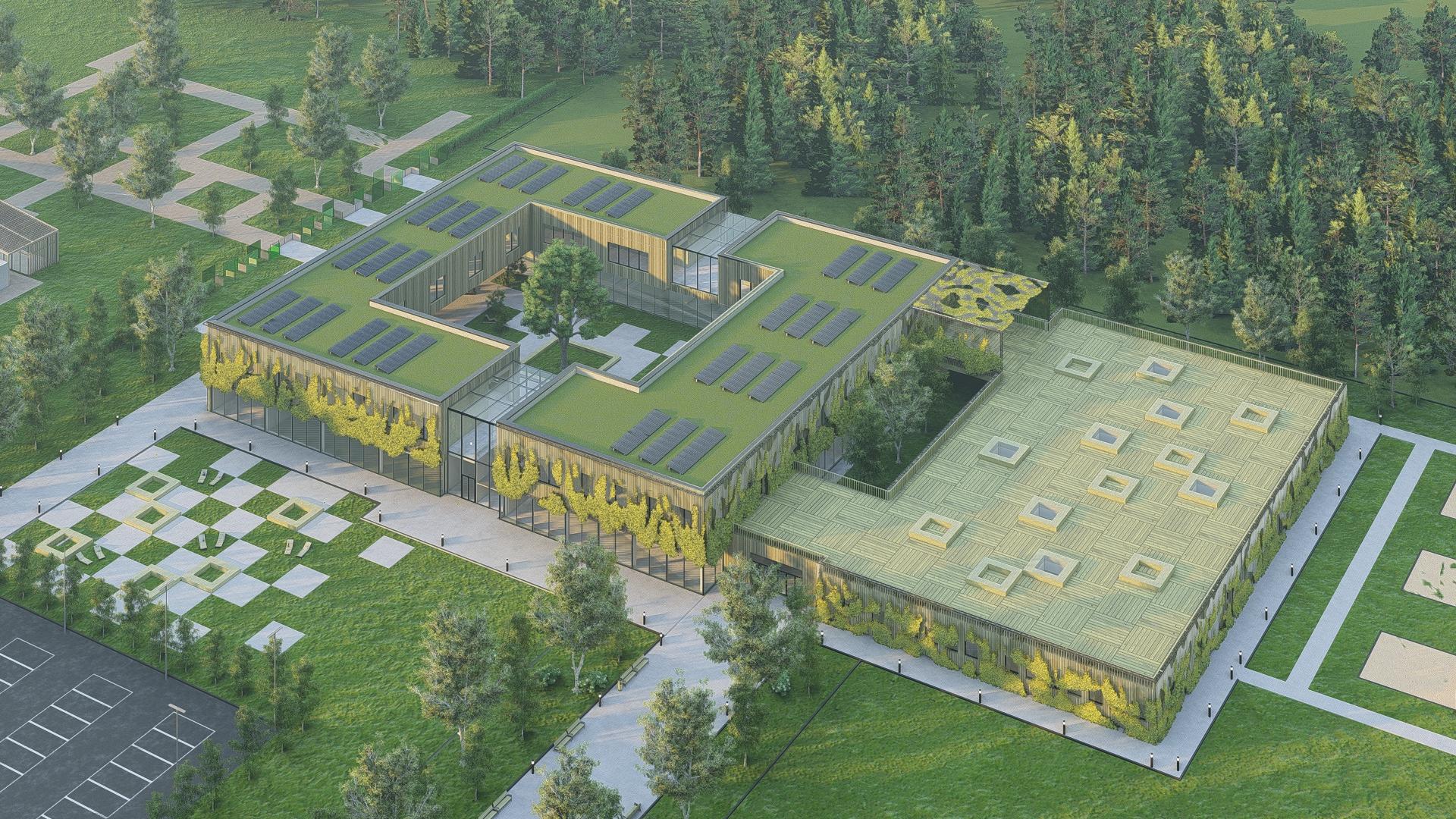 Koncepcja szkoły podstawowej jako przykład obiektu, który buduje świadomość ekologiczną od najmłodszych lat