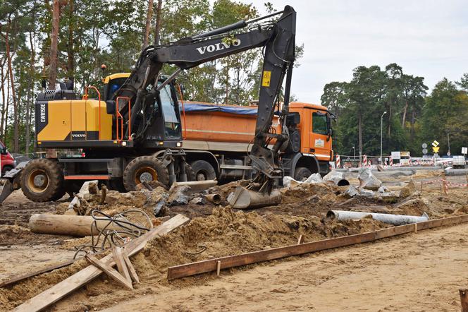 Budowa węzła Głębokie - wrzesień 2020