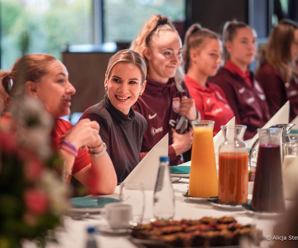 Marta Nawrocka na zgrupowaniu piłkarskiej reprezentacji kobiet