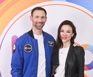 Aleksandra Uznańska-Wiśniewska miała na sobie białą suknię. 