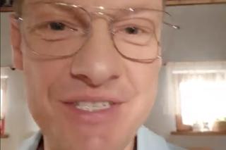 M jak miłość. Piotrek (Marcin Mroczek) na planie