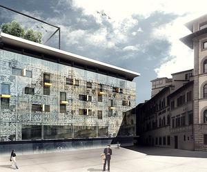 Wybierz fasadę hotelu we Florencji