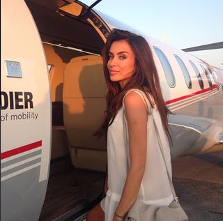 Natalia Siwiec samolot Instagram
