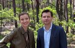 M jak miłość na planie. Adam Karski (Patryk Szwichtenberg), Natalka (Dominika Suchecka)