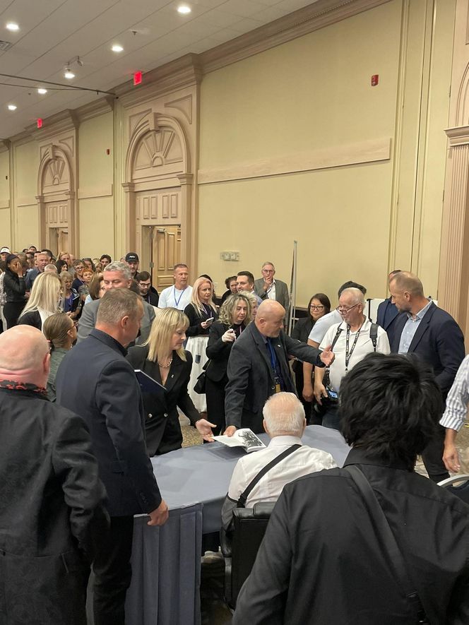 Lech Wałęsa zawitał z wykładem do Chicago