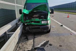 Sędziszów Małopolski. Kraksa na autostradzie A4