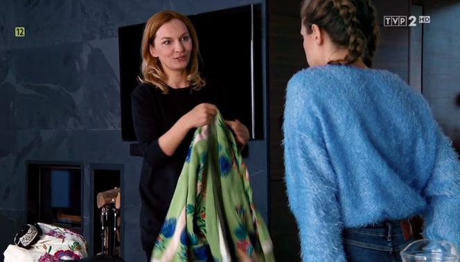 Barwy szczęścia, odc. 2080. Oliwka (Wiktoria Gąsiewska), matka Mii - Wanda (Agnieszka Przepiórska)