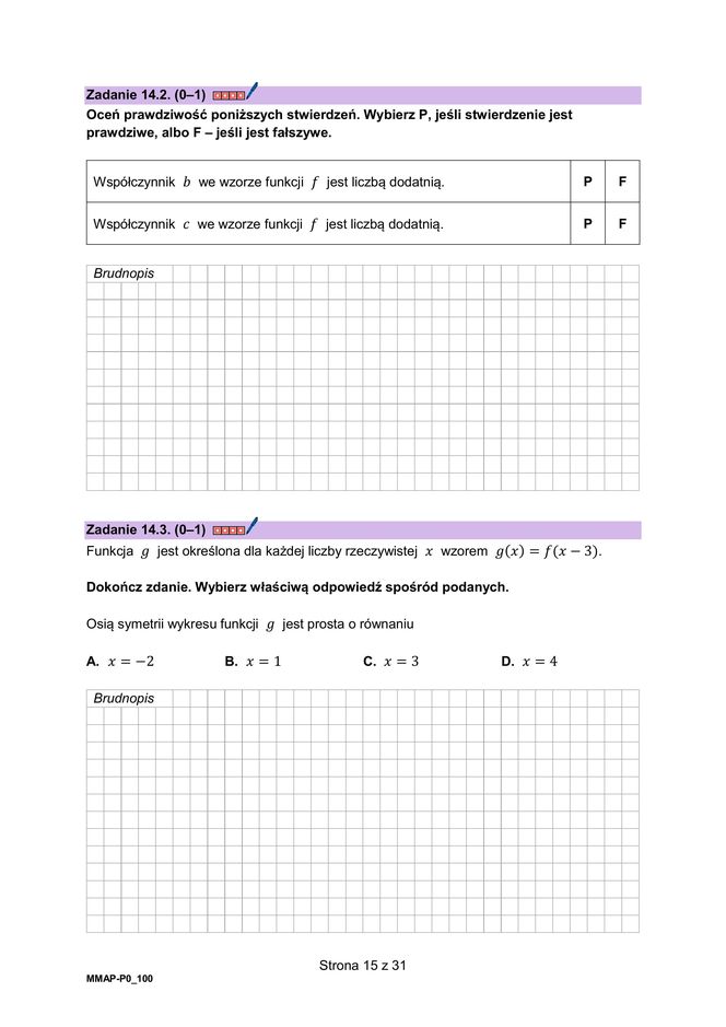 Matura poprawkowa  MATEMATYKA 2025- FORMUŁA 2023