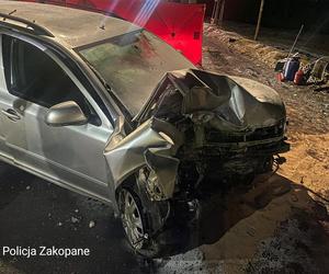 Tragiczny wypadek w Zakopanem. Kierowca nie żyje
